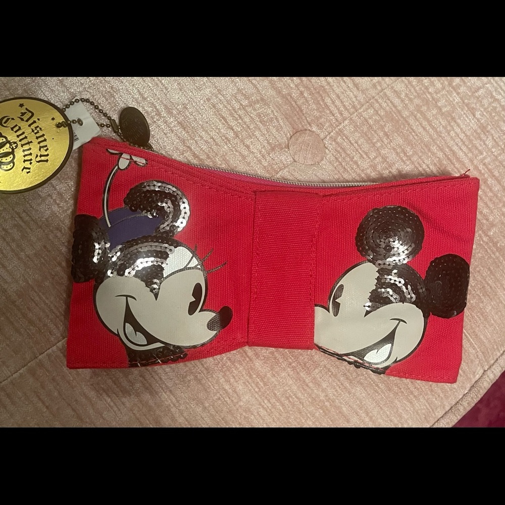 Disney couture Mickey and Minnie wallet